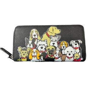 MARC TETRO Dog Pack Zip Around Wallet